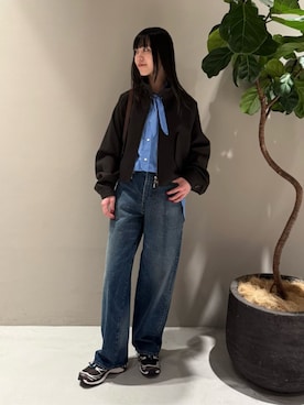 「EDITION（エディション）のアイテム」を使った、Shimakawa_TOMORROWLANDさん（レディース・163cm）の秋コーディネート