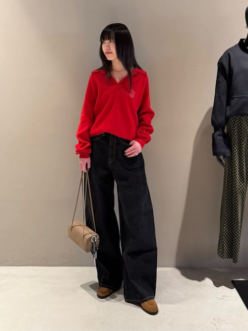 コットンカシミヤ ポロスキッパー（ニット/セーター）｜CABaN