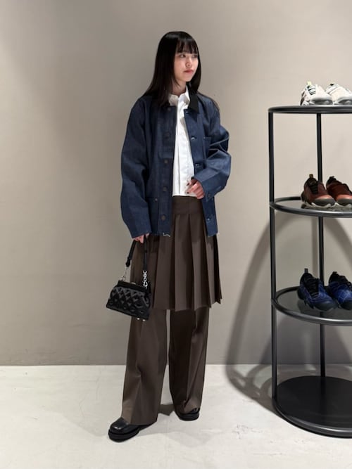 Edition（エディション） スカート ウールライク ラッププリーツ