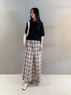 「EDITION（エディション）のアイテム」を使った、Shimakawa_TOMORROWLANDさん（レディース・163cm）の秋コーディネート