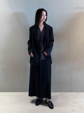 「EDITION（エディション）のアイテム」を使った、Shimakawa_TOMORROWLANDさん（レディース・163cm）の秋コーディネート
