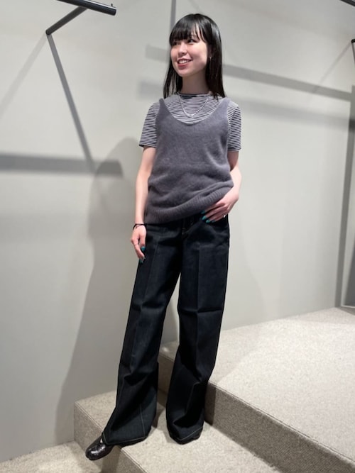 tシャツ ボーダー ハーフスリーブカットソー レディース ボーダー ハーフスリーブカットソー｜トゥモローランド 公式通販