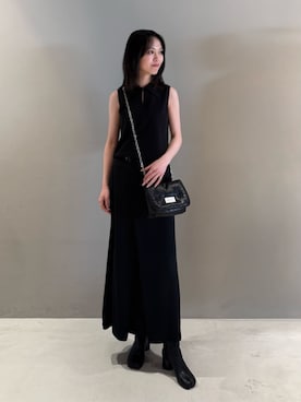 「ノースリーブニット」｜Shimakawa_TOMORROWLANDさん（レディース・163cm）の夏コーディネート