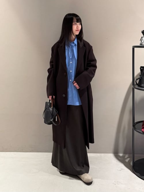 Super120's ライトメルトン チェスターコート（チェスターコート