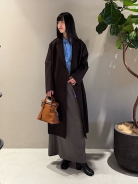 「EDITION（エディション）のアイテム」を使った、Shimakawa_TOMORROWLANDさん（レディース・163cm）の秋コーディネート