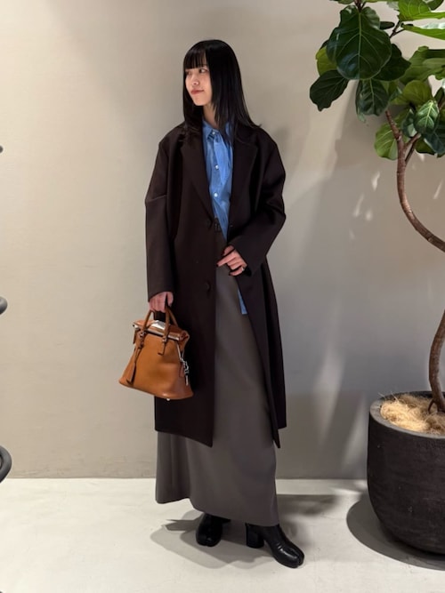 Super120's ライトメルトン チェスターコート（チェスターコート