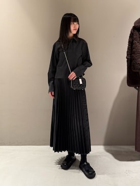 Shimakawa_TOMORROWLANDさん（レディース・163cm）の冬コーディネート