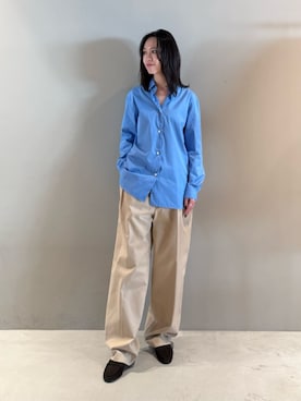 「EDITION（エディション）のアイテム」を使った、Shimakawa_TOMORROWLANDさん（レディース・163cm）の秋コーディネート