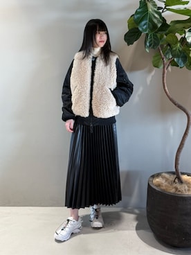 「EDITION（エディション）のアイテム」を使った、Shimakawa_TOMORROWLANDさん（レディース・163cm）の秋コーディネート