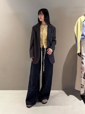 「EDITION（エディション）のアイテム」を使った、Shimakawa_TOMORROWLANDさん（レディース・163cm）の春コーディネート