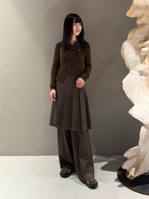 Edition スカート ウールライク ラッププリーツスカート : ZOZOTOWN