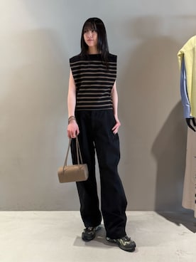 「EDITION（エディション）のアイテム」を使った、Shimakawa_TOMORROWLANDさん（レディース・163cm）の春コーディネート