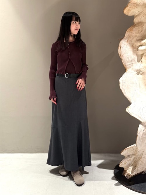 BACCA プリーツコットン ショートカーディガン BACCA カーディガン プリーツコットン ショートカーディガン