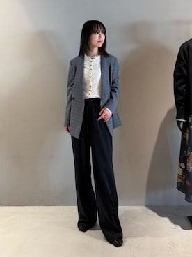 「EDITION（エディション）のアイテム」を使った、Shimakawa_TOMORROWLANDさん（レディース・163cm）の春コーディネート
