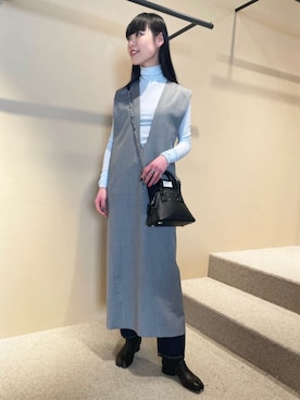 Shimakawa_TOMORROWLANDさん（レディース・163cm）の冬コーディネート