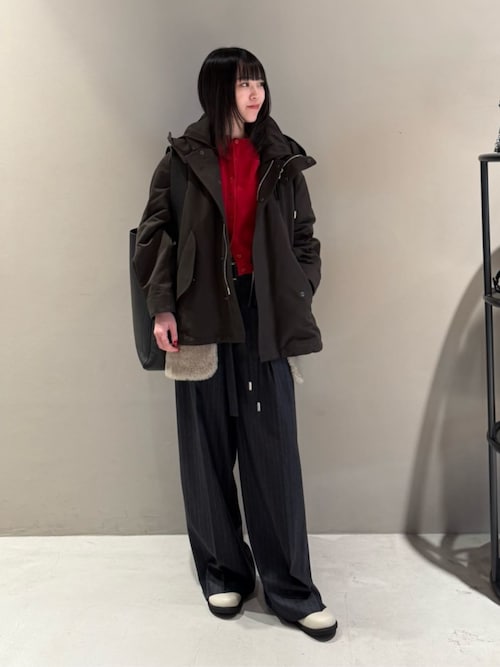 コットンカシミヤ クルーネックカーディガン（カーディガン/ボレロ