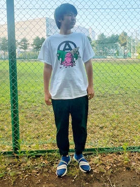 「UNDERCOVER（アンダーカバー）のアイテム」を使った、瞬さん（メンズ・175cm）の春コーディネート