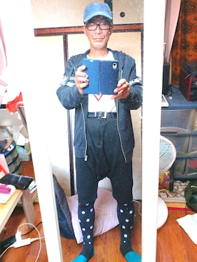 「HYDROGEN（ハイドロゲン）のアイテム」を使った、薮内裕人さん（メンズ・169cm）の夏コーディネート