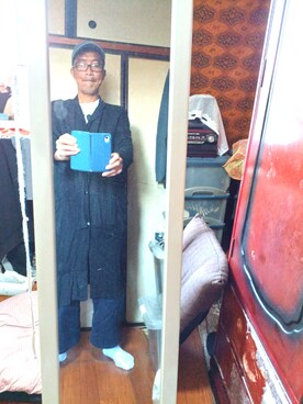 「Y's（ワイズ）のアイテム（ジャケット/アウター）」を使った、薮内裕人さん（メンズ・169cm）の春コーディネート