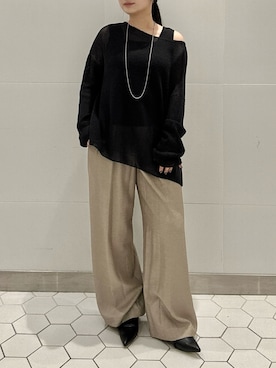 「DouDou（ドゥドゥ）のアイテム」を使った、doudouyunaさん（レディース・158cm）の春コーディネート
