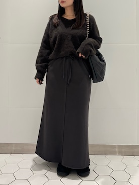 「カシミヤ」｜「アイテム（トップス）」を使った、doudouyunaさん（レディース・157cm）の冬コーディネート