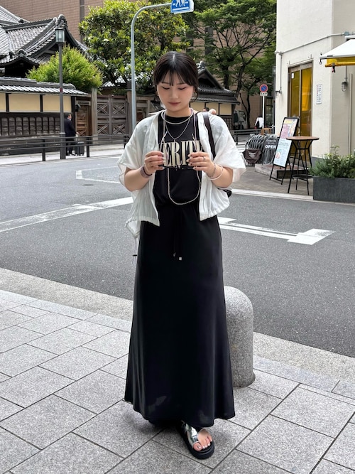リネンドロストフレンチシャツ