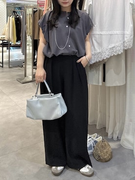 「DouDou（ドゥドゥ）のアイテム」を使った、doudouyunaさん（レディース・158cm）の春コーディネート