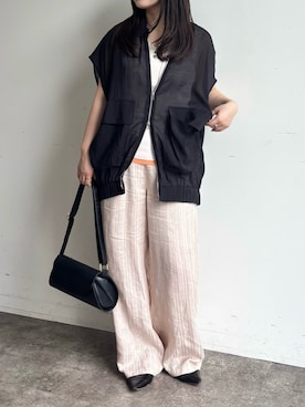 「DouDou（ドゥドゥ）のアイテム（トップス）」を使った、doudouyunaさん（レディース・158cm）の春コーディネート