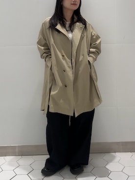 「DouDou（ドゥドゥ）のアイテム（パンツ）」を使った、doudouyunaさん（レディース・158cm）の春コーディネート