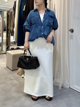 「DouDou（ドゥドゥ）のアイテム」を使った、doudouyunaさん（レディース・158cm）の春コーディネート