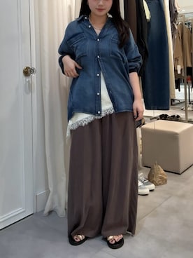 「DouDou（ドゥドゥ）のアイテム」を使った、doudouyunaさん（レディース・158cm）の春コーディネート