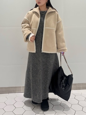 doudouyunaさん（レディース・157cm）の冬コーディネート