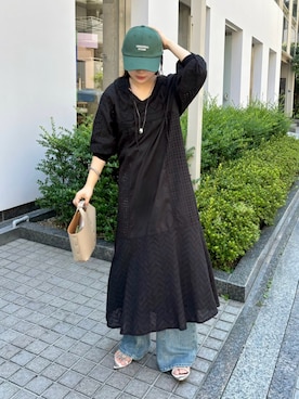「Hender Scheme（エンダースキーマ）のアイテム」を使った、doudouyunaさん（レディース・157cm）の夏コーディネート
