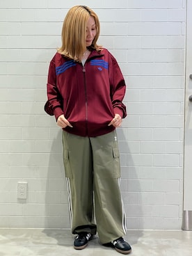 「70s」｜「アイテム（ナイロンジャケット）」を使った、HOさん（レディース・159cm）の秋コーディネート