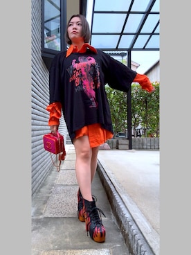 「アイテム（ブーツ）」を使った、tasobellさん（レディース・153cm・30代）の秋コーディネート