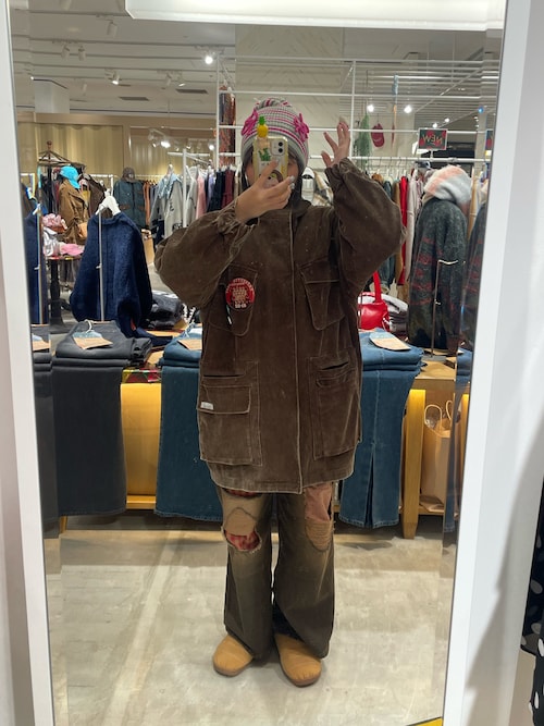 セール】【UNESS/ユーネス】加工コーデュロイモッズコート（モッズ