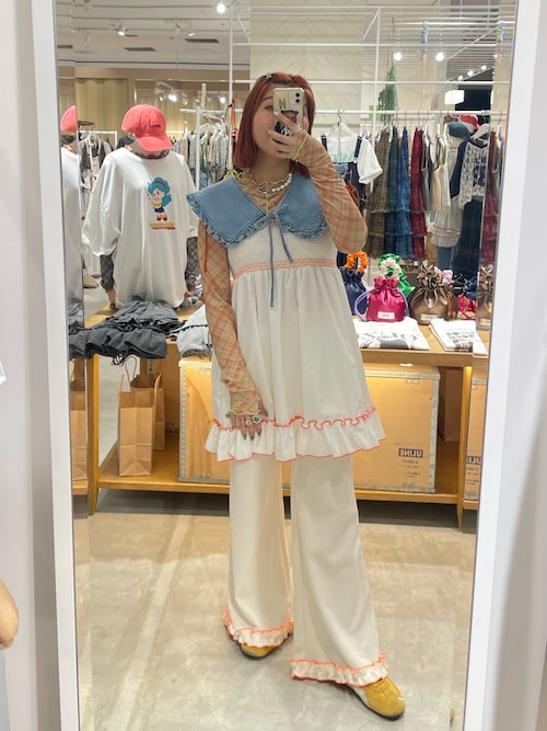 IENA（イエナ）の「《追加予約》粗挽き杢ワッフルパンツ