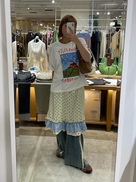 「GRAIN（グレイン）のアイテム」を使った、濱川　ひよりさん（レディース・162cm）の春コーディネート