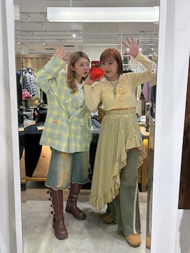 濱川　ひよりさん（レディース・162cm）の春コーディネート