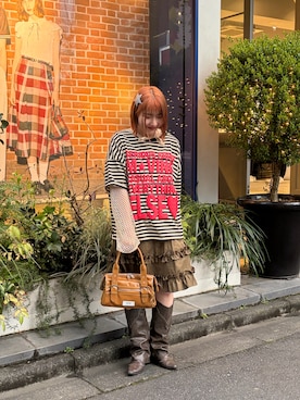 濱川　ひよりさん（レディース・162cm）の春コーディネート