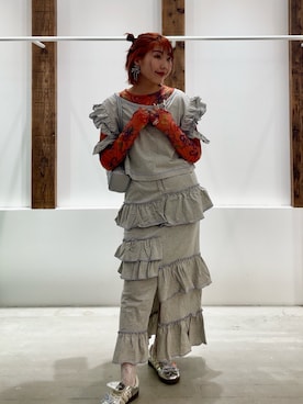 「HELLO.SANFRANCISCO（ハローサンフランシスコ）のアイテム」を使った、濱川　ひよりさん（骨格ウェーブ・レディース・162cm）の春コーディネート