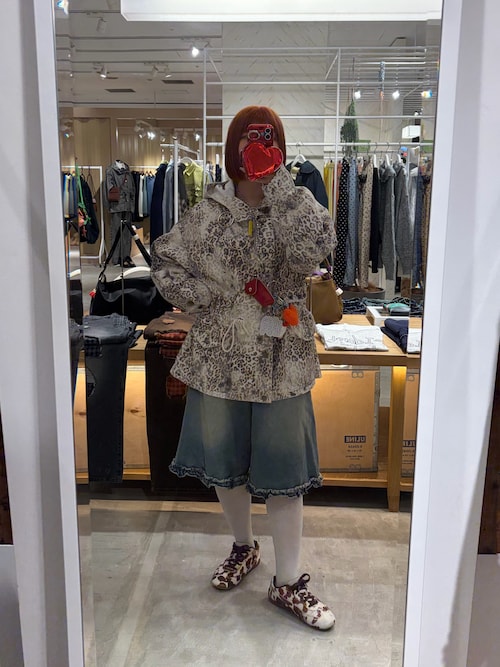 ANTI WARP /アンチワープ】デニムスモッグフーディジャケット（デニム