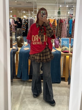 「スポーツミックス」｜濱川　ひよりさん（レディース・162cm）の秋コーディネート