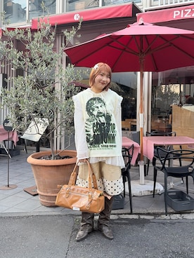 濱川　ひよりさん（レディース・162cm）の春コーディネート