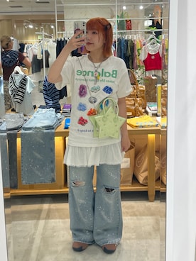 濱川 ひよりさん(レディース・162cm)の夏コーディネート