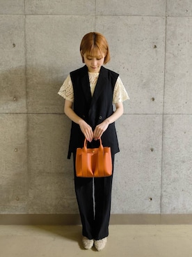 「アイテム（その他シューズ）」を使った、かえさん（レディース・162cm）の夏コーディネート
