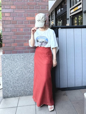 「テラコッタ」｜Reurie'さん（レディース・152cm）の夏コーディネート