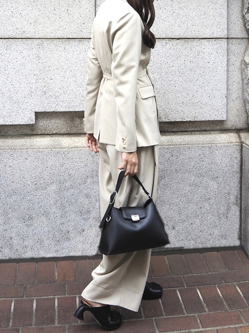 セール】【セットアップ着用可能】ベルテッドテーラードジャケット