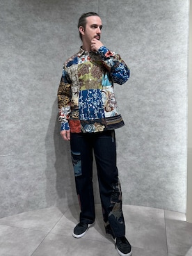 Desigual EXPO STAFFさん(メンズ・181cm)の夏コーディネート