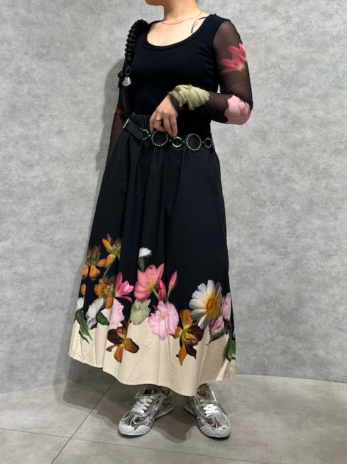 デシグアル　Desigual ロングスカート　38 デシグアル Desigual M. Christian Lacroix ロングスカート